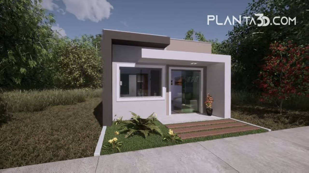 casa minimalista tipo KITNET, adaptável em qualquer tamanho de terreno