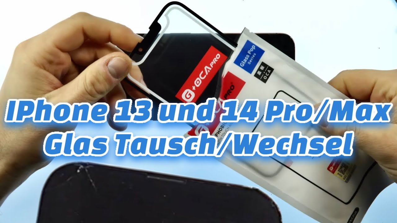 IPhone 13 Pro & 14 Pro & Max Display Glas Only Reparatur - Nur Glas Refurbishment/ Tausch!