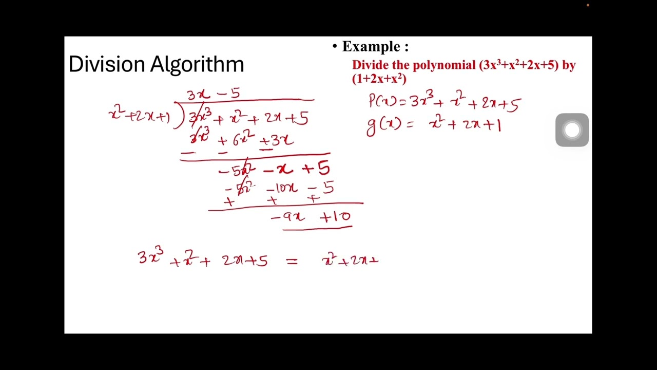 X Polynomial Part5
