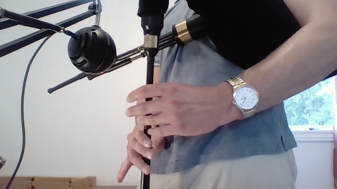 Cabar Feidh with Strathspey and a jig, Walsh Poly Smallpipes