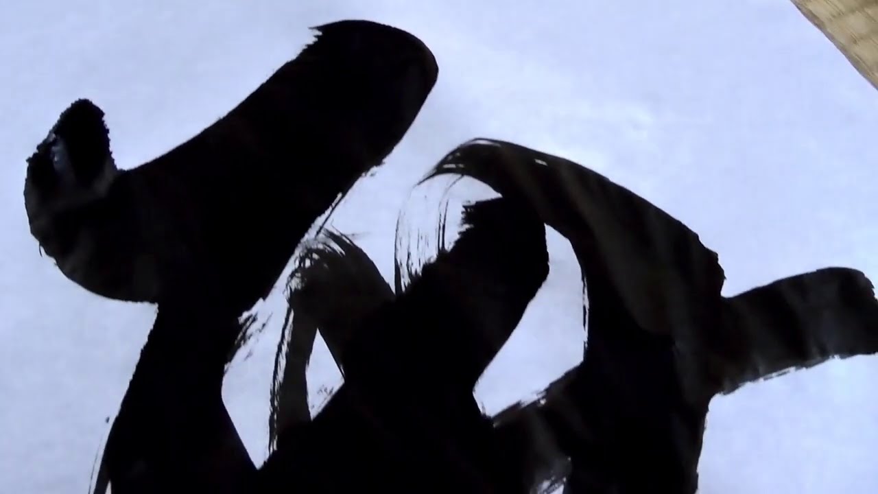 【SHODO in Film】Rie Takeda : A short version of 'Visual Calligraphy'