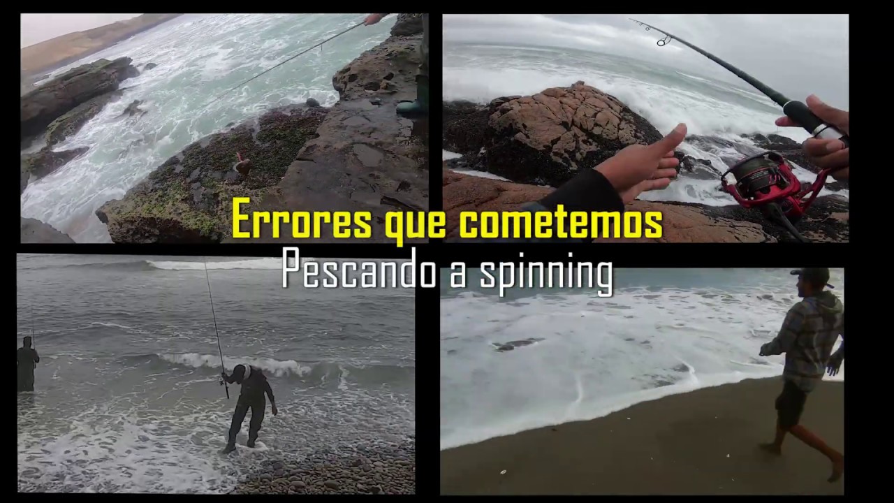 Errores que cometemos pescando a spinning