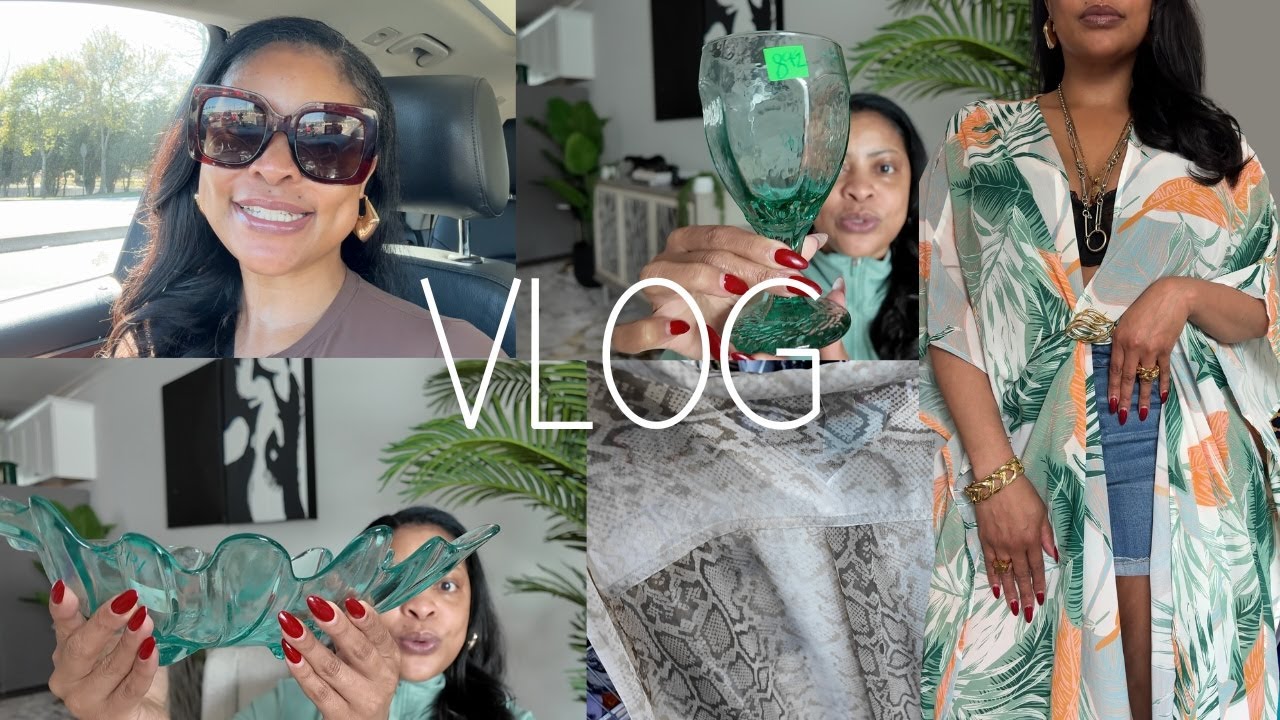 VLOG: Thrift With Me + Collective Try-On Haul: Southern Thrift Market, Aritzia + More!