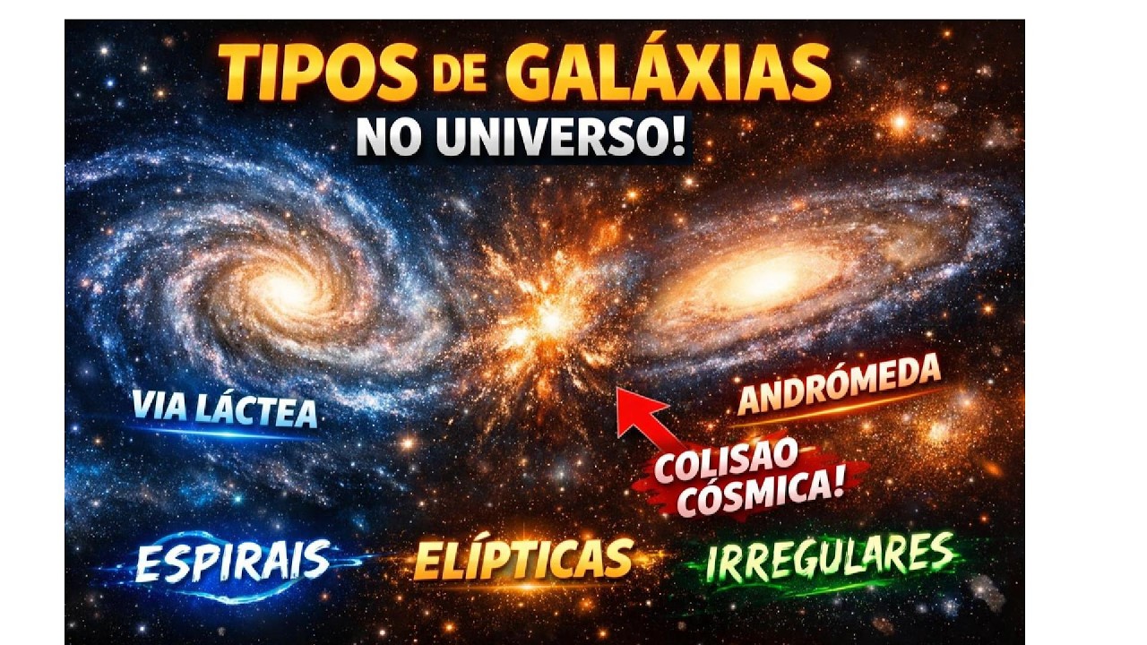 TIPOS DE GALÁXIAS E SUAS FORMAS
