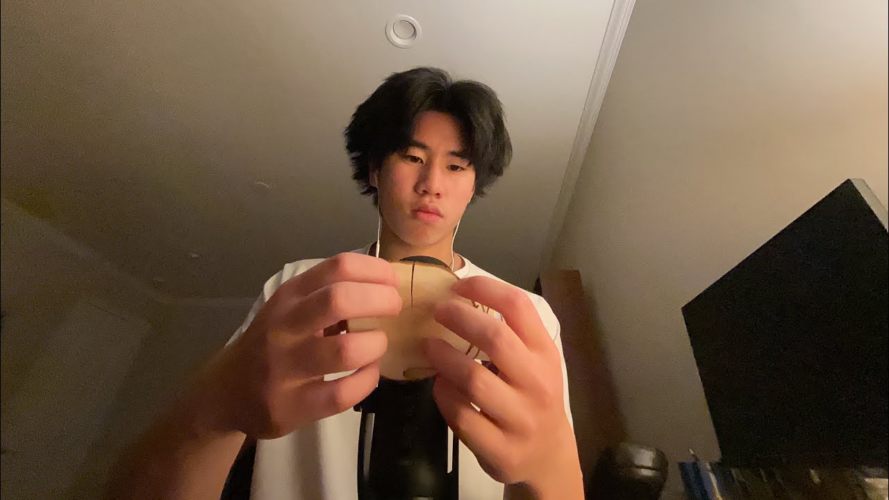 Behind the mic tapping ASMR