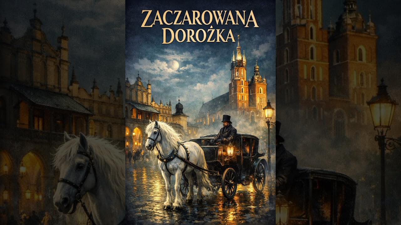 ✨⛪🪄Zaczarowana Dorożka🪄⛪✨ – Nocny Kraków w Blasku Wieży Mariackiej Konstanty Ildefons Gałczyński