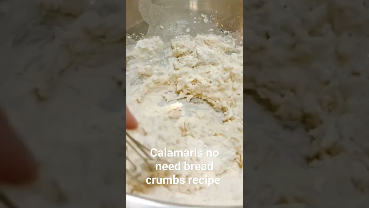 calamaris no need bread crumbs recipe