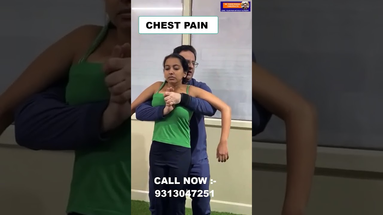 CHEST PAIN | Chiropractic Treatment in Delhi | Dr. Varun | Call - 9313047251 #delhi #india #doctor