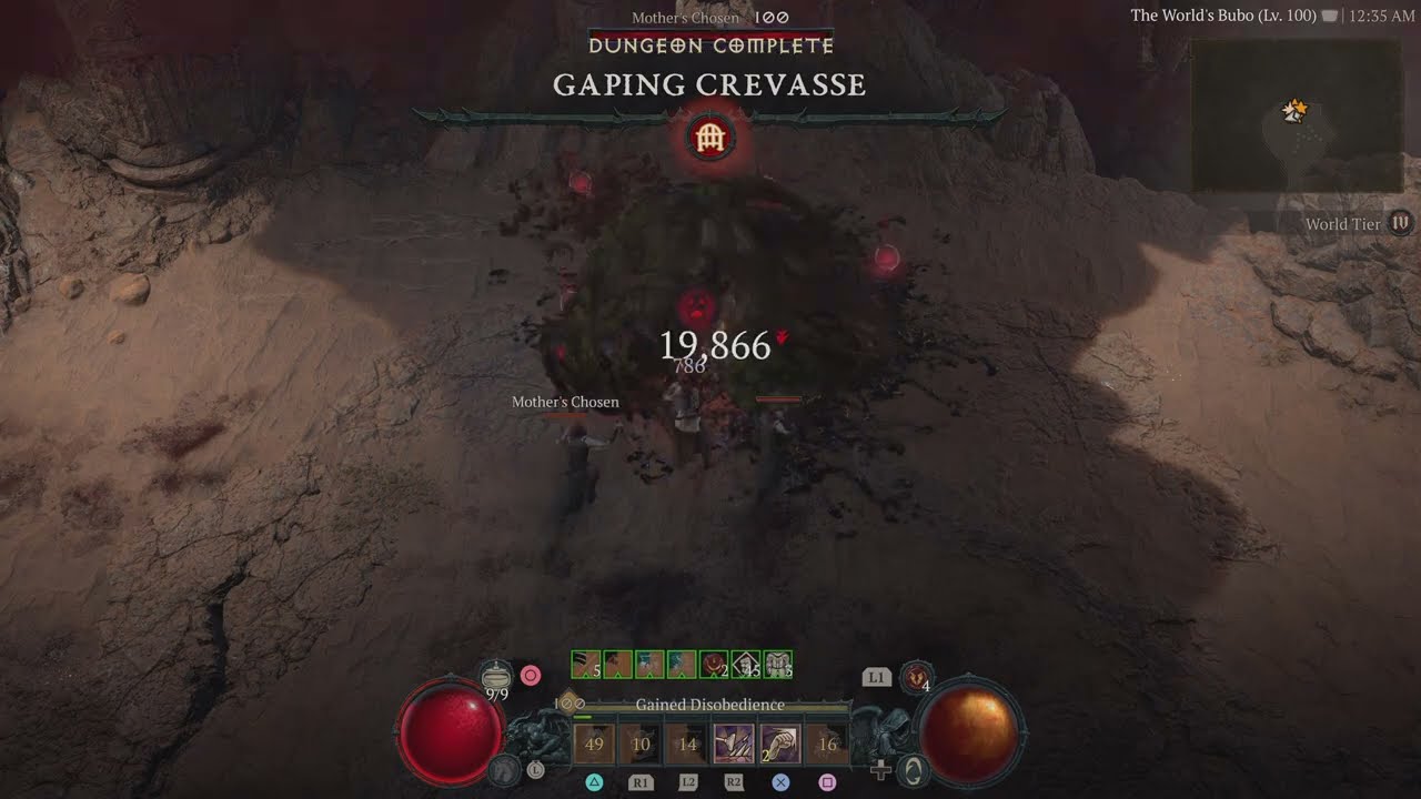 A fast upheaval Barb vs Uber Duriel - Diablo 4 Season 2 (ps5)