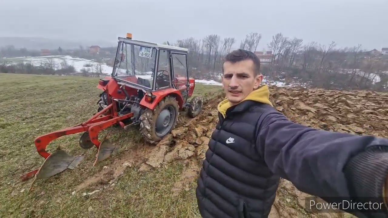 Zimska brazda oranje ledine IMT 539 DV & IMT 755
