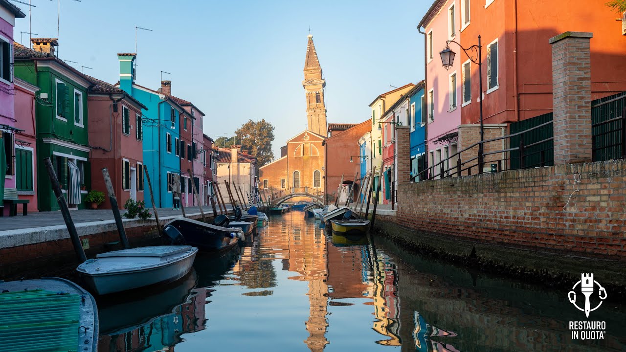 Restauro in Quota® - Monitoraggio prospetti campanile e cuspide della Chiesa di San Martino a Burano