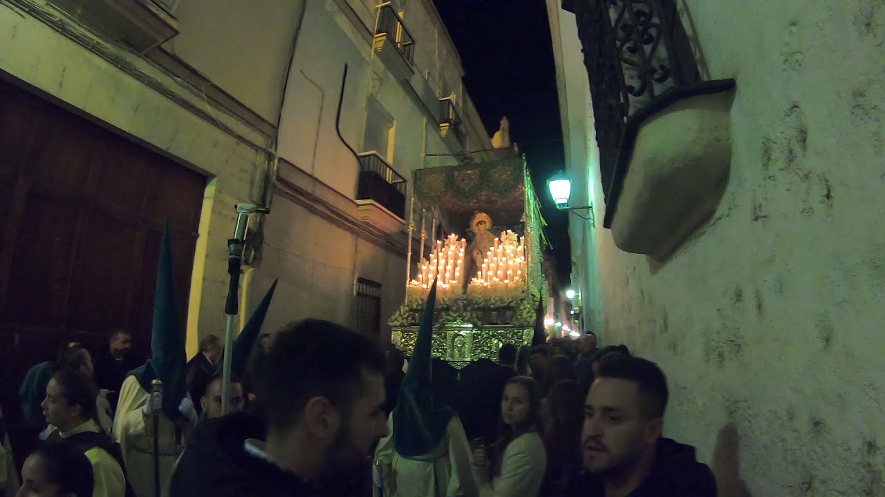 LUNES SANTO EN BENDICIÓN DE DIOS: Mª Stma. del Patrocinio a los sones de 
