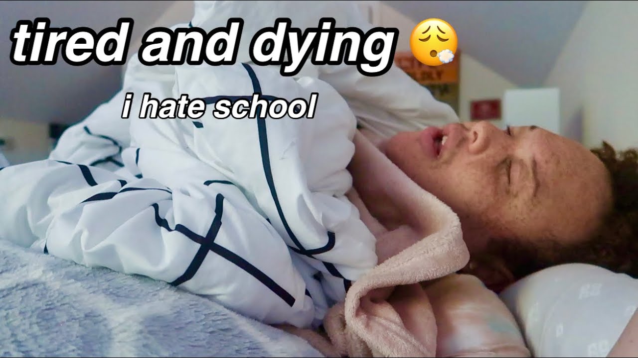tired and dying but i made it to class *I HATE COLLEGE*🥴 | It’sLee