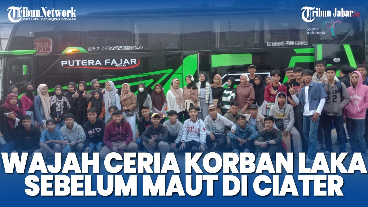 FOTO Ceria Korban Kecelakaan Maut di Subang Sebelum Bus Rem Blong Tewaskan 11 Orang di Ciater
