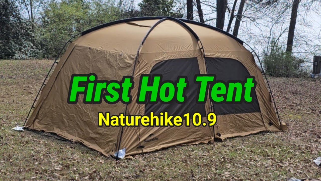 First Hot Tent Setup