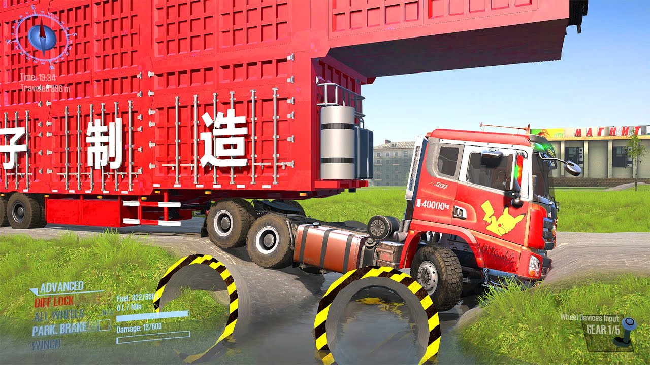 Can These Trucks Survive the Crazy Mud Challenge? Spintires Mudrunner Mod Truck | Game Daily24