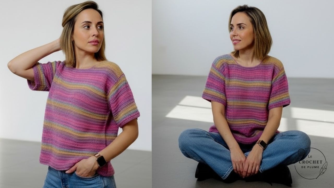 Ce pull d’été au crochet est une pépite ✨ Tuto facile