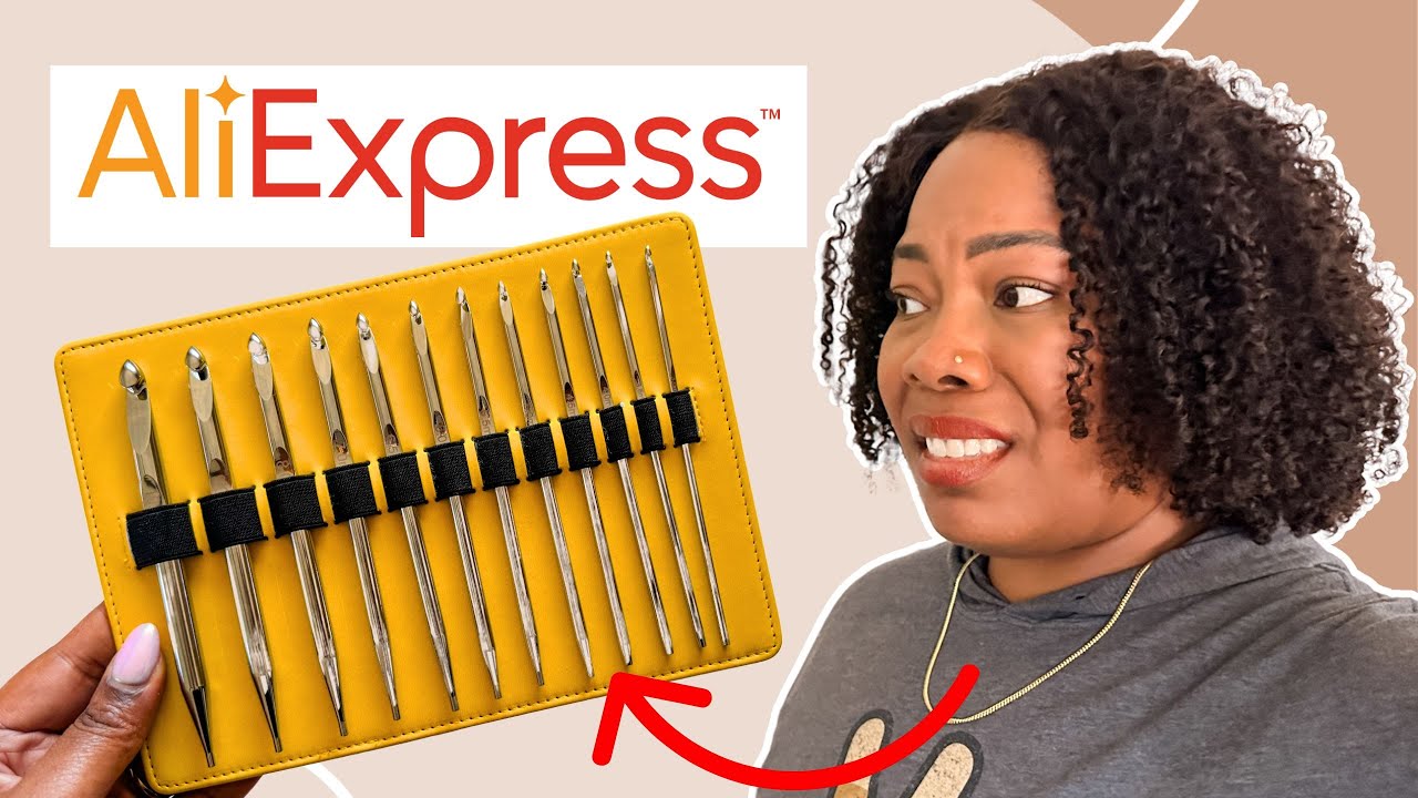 YARN SNOB REVIEWS | Trying Metal Tunisian Crochet Hooks from AliExpress