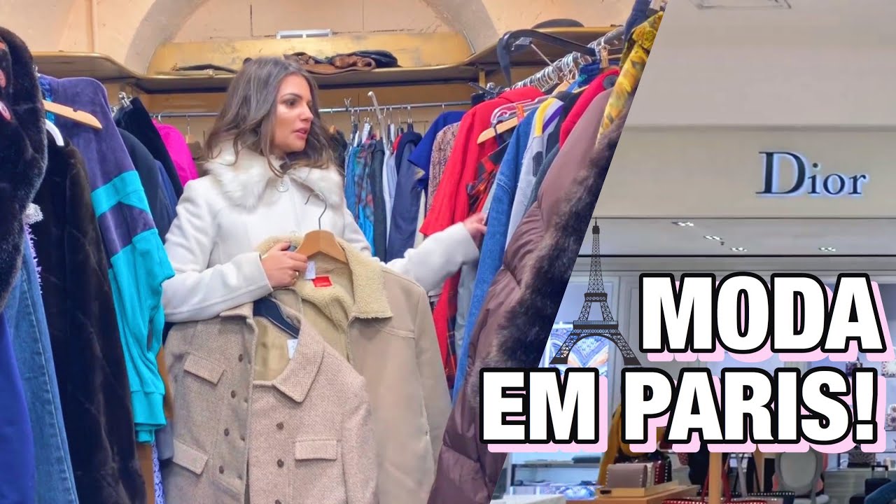Brechós em Paris a partir de 1 euro! Como é a moda em paris? #AndressaEmParis Ep. 02