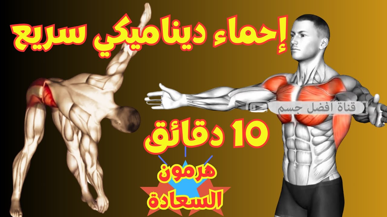 إحماء ديناميكي سريع وفعال لمدة 10 دقائق في المنزل تمدد ما قبل التمرين