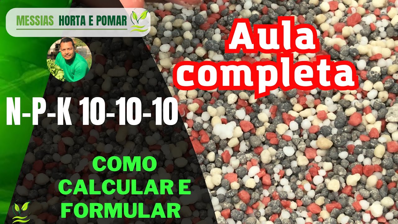 Como preparar meu próprio NPK 10-10-10 ???