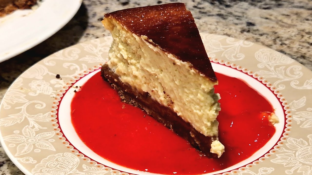 شيز كيك نيويورك لذيذ جدا و كريمي تحلية سهلا تحضروها في وقت قصير 