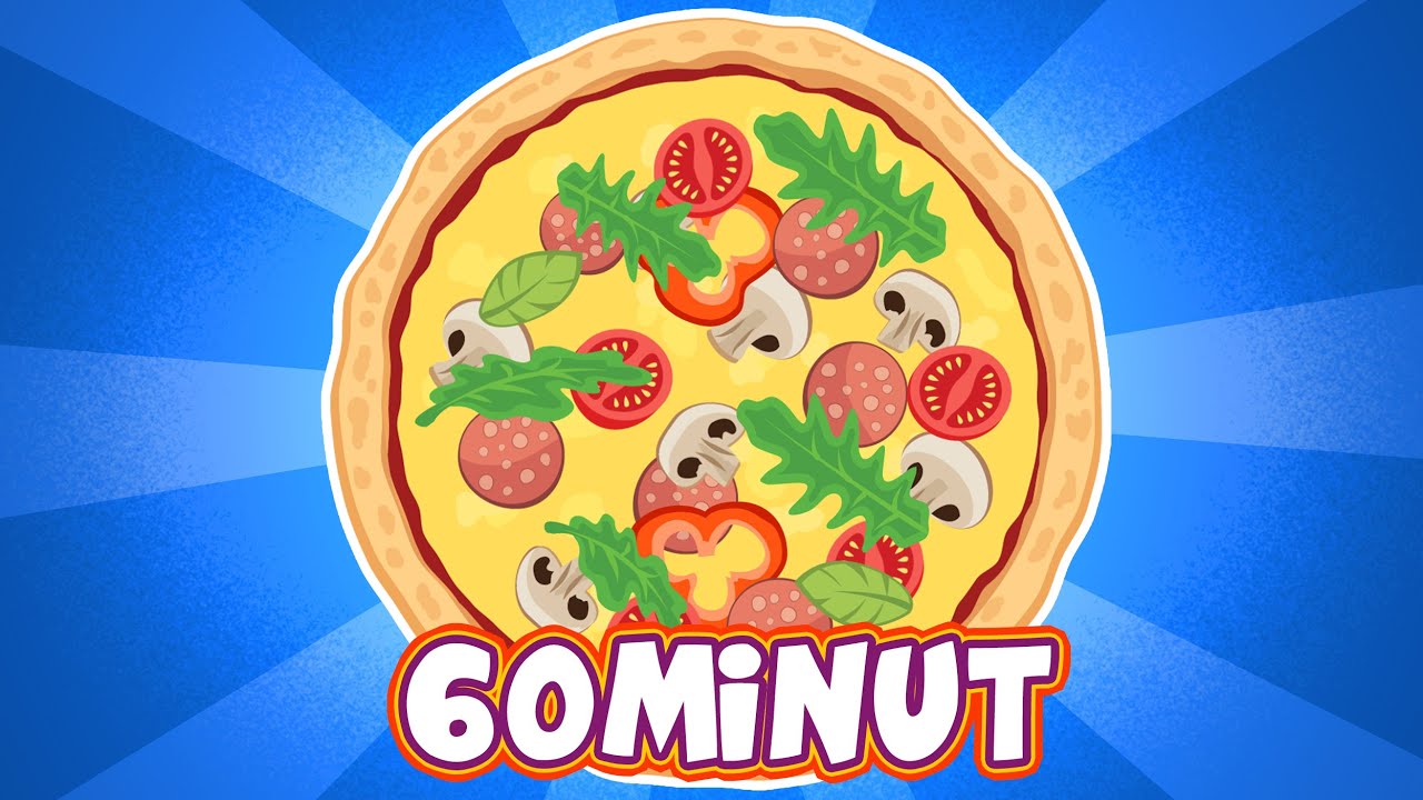 MIX - PIZZA PARTY - 60 MINUT PIOSENEK DLA DZIECI - ŚPIEWAJĄCE BRZDĄCE 😍😍😍