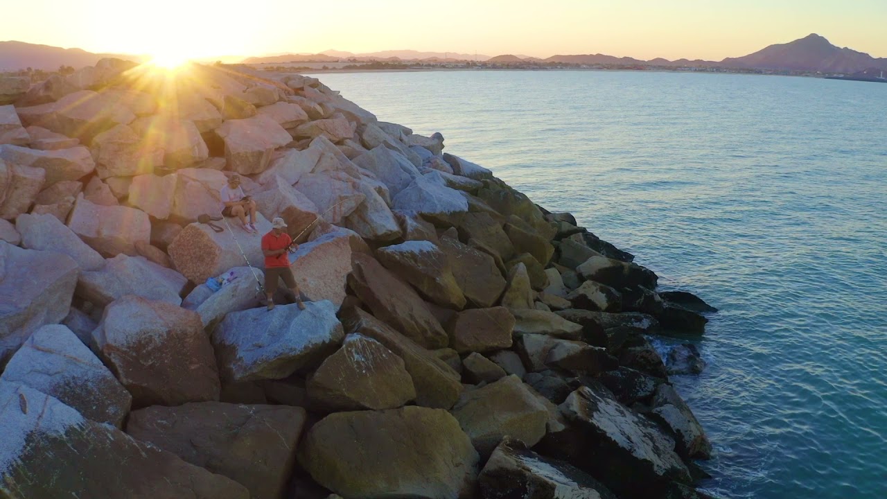 Fishing Time In San Felipe B.C. 2021. Pesca en el muelle de San Felipe B.C México.