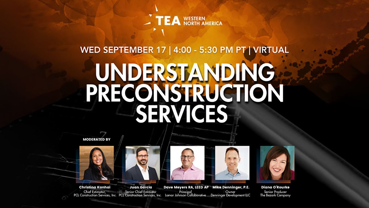 TEA Western Division — Understanding Pre-Construction Services