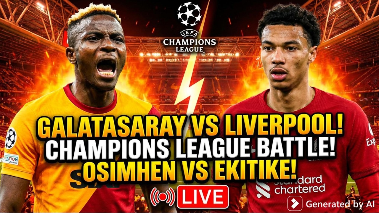 Galatasaray vs Liverpool Champions League Round of 16 (1st Leg)