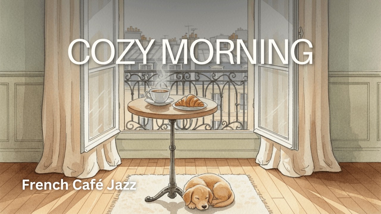 French Café Jazz Instrumental ☕ Relaxing Study & Work Background Music