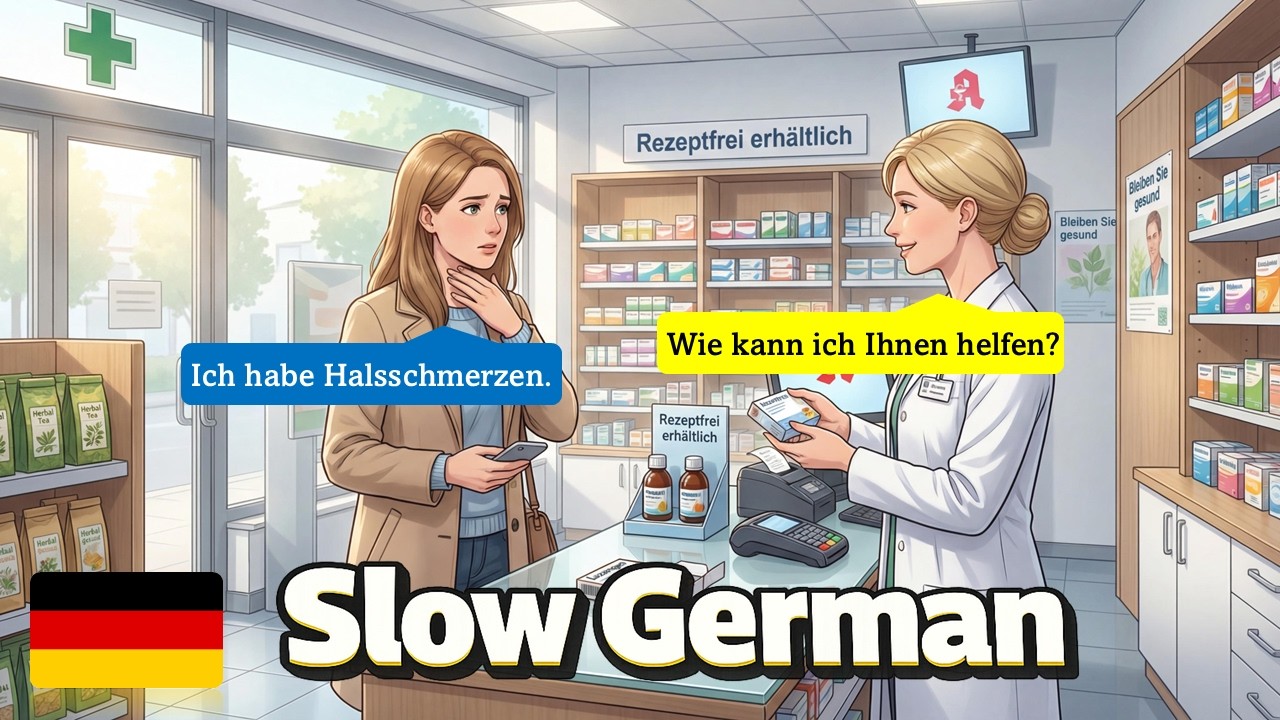 Slow German Conversations – Everyday German Dialogues (A2 Level)