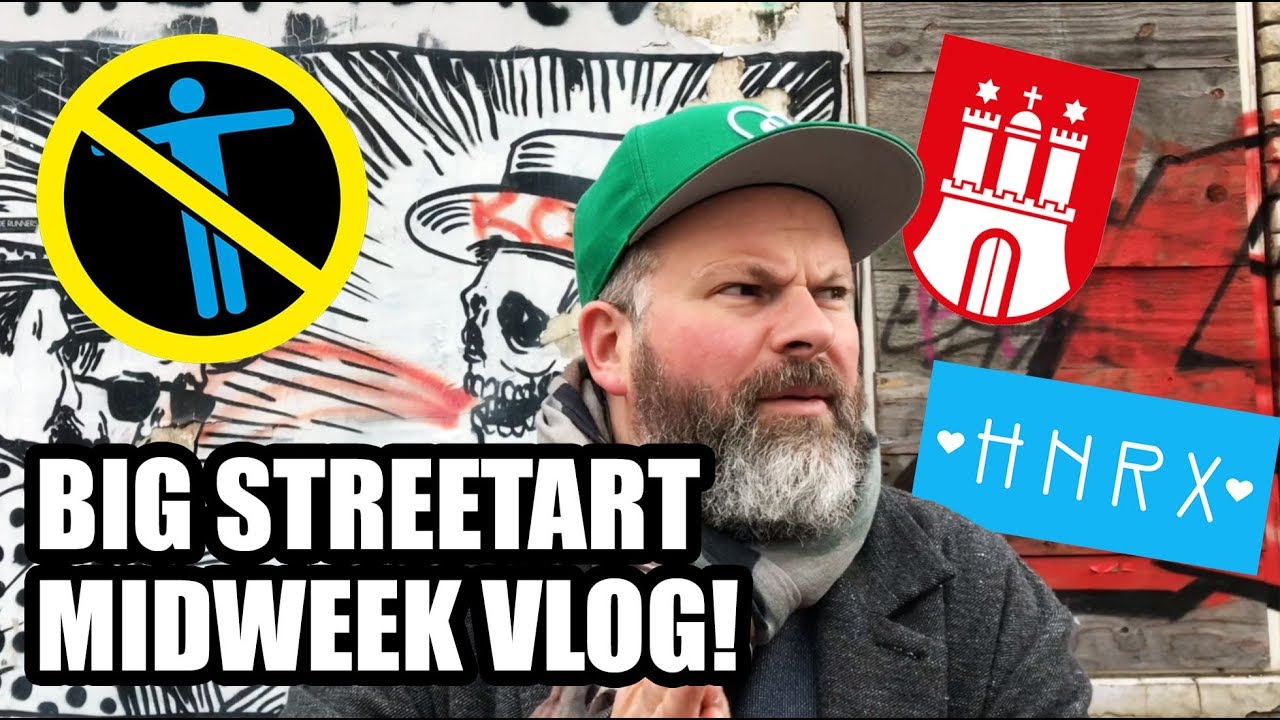 Checking out the Moses + Taps show PLUS Hamburg Streetart!