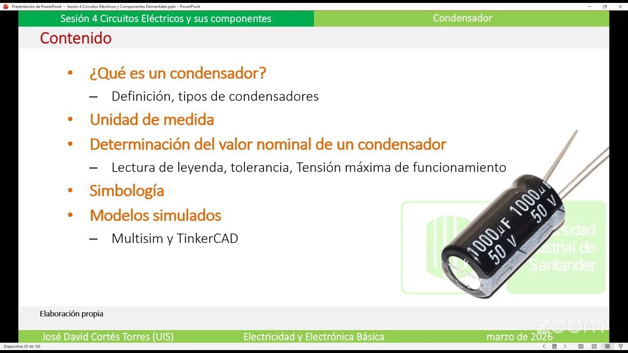 Sesión 4 Circuitos Electricos y Componentes Elementales Parte 2