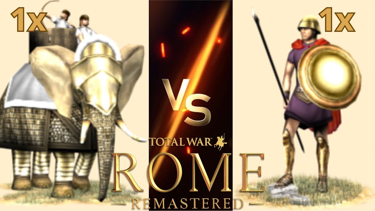 Can Hypaspists Beat Armoured War Elephants in Total War: Rome Remastered?