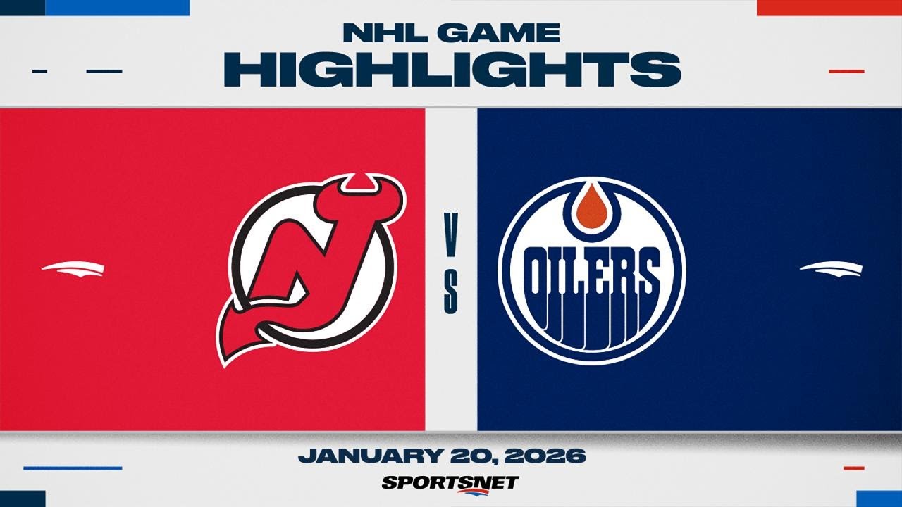 NHL Highlights | Devils vs. Oilers - January 20, 2026