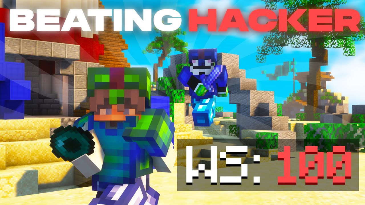 Beating Hacker To Save 100 Bedwars Winstreak