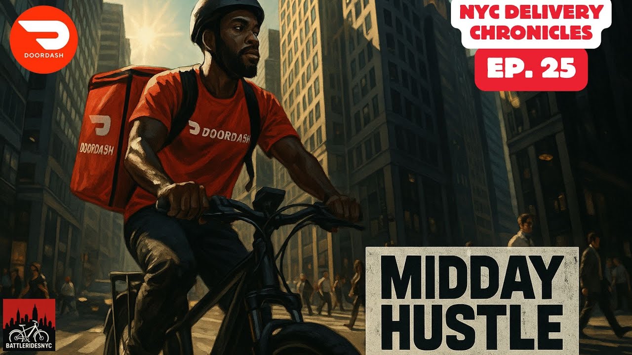 Дневная работа курьером DoorDash в Нью-Йорке | Хроники доставки в Нью-Йорке (Эпизод 25)