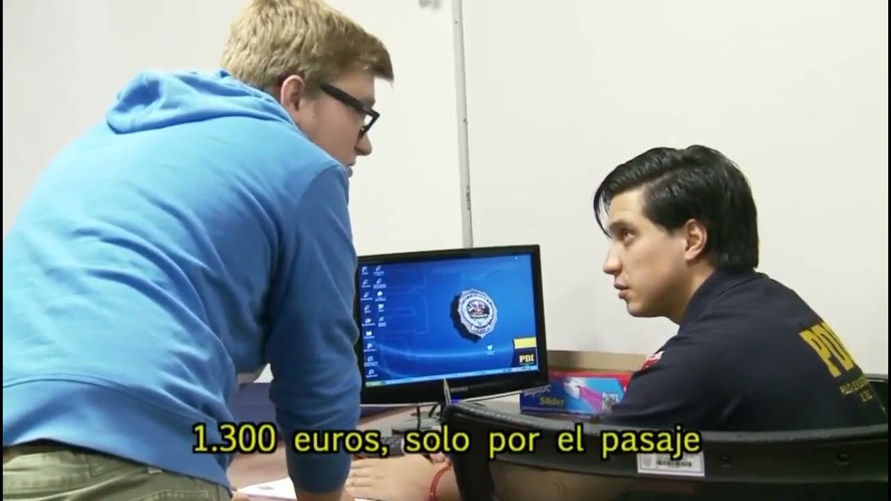 Australiano no tiene dinero para estar de turista en Chile. ECNM, Canal 13.