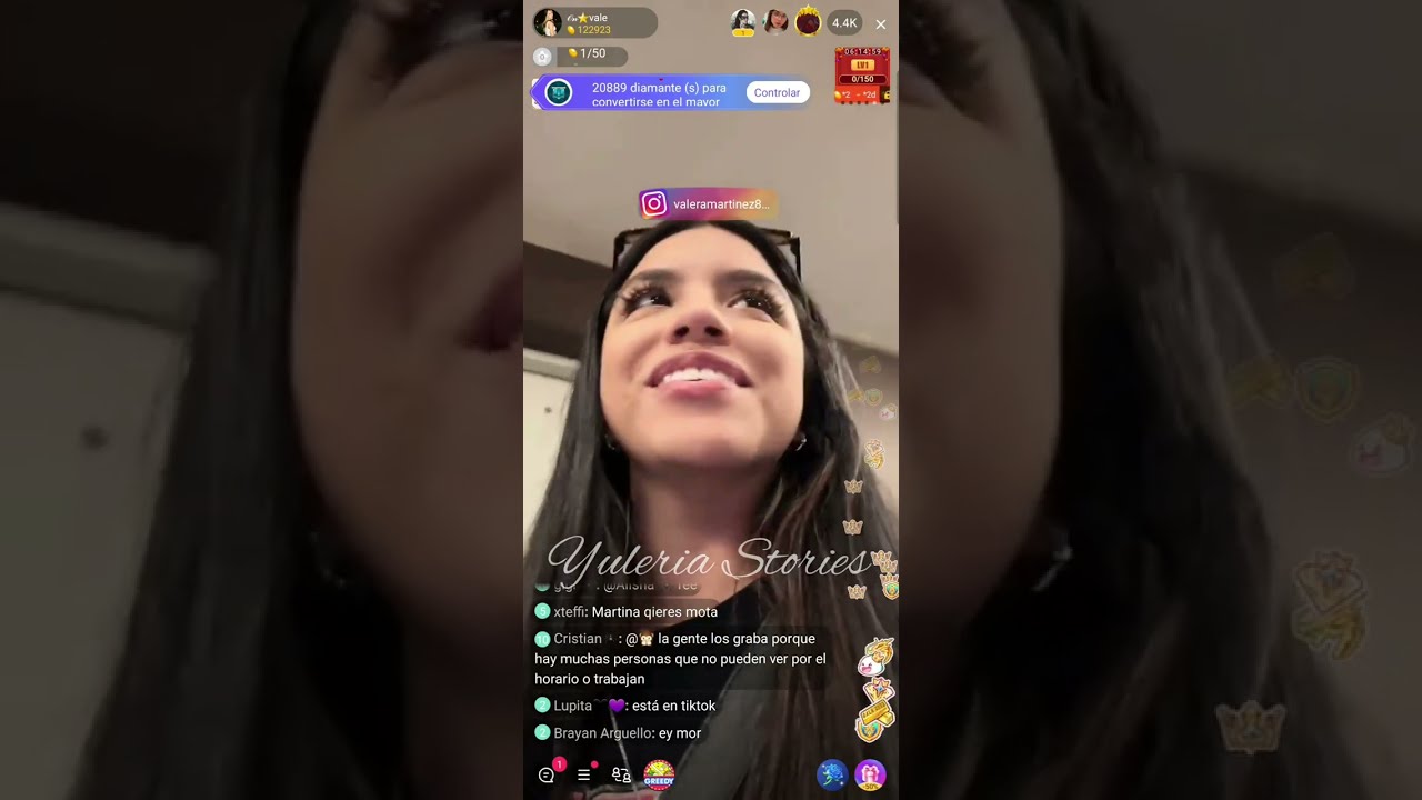 LIVE DE VALERIA EN BIGO 23/11