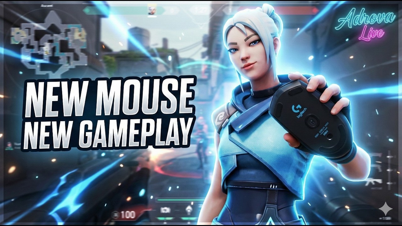 New Mouse New Gameplay  #adrovalive #valorant #jett