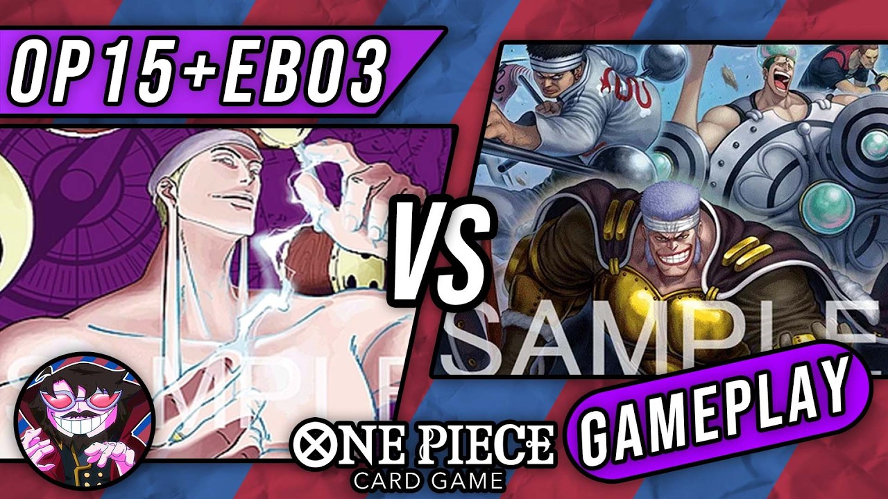 P Enel vs RG Krieg | OP15 Match Gameplay | One Piece TCG