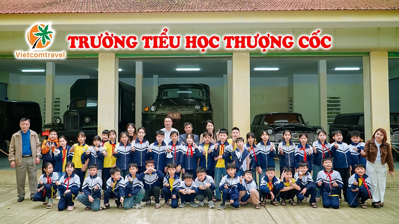 Trường tiểu học Thượng Cốc - Học tập & trải nghiệm K9 Đá Chông- Glory Farm -Vietcomtravel