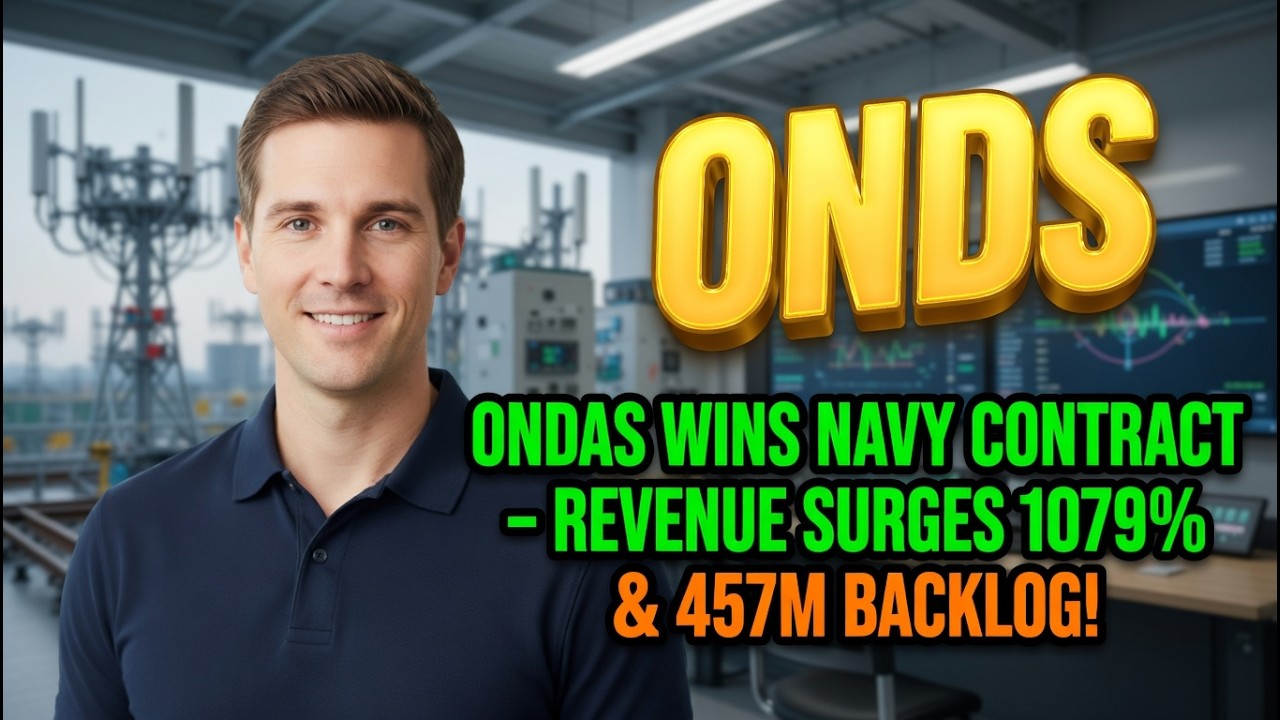 Ondas Wins Navy Contract &ndash; Revenue Surges 1079% & 457M Backlog! ONDS Stock Analysis