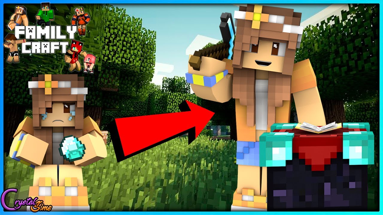 QUEDO POBRE DE DIAMANTES PERO CONSIGO MI MESA DE ENCANTAMIENTOS #12 | FAMILYCRAFT | CRYSTALSIMS