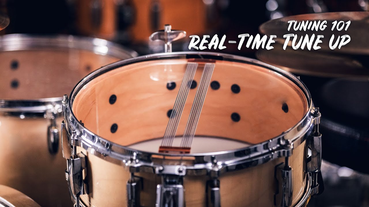 Real-Time Snare Side & Snare Wire Tuning | Snare Drum Tuning 101