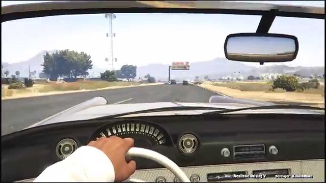 GTA V: Cruising in a Ford Thunderbird mk1 (Realistic Driving mod)