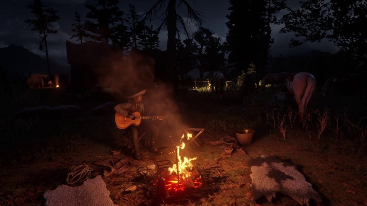 Red Dead Redemption 2 - Camp Music Ambiance (instruments [timestamps in description])