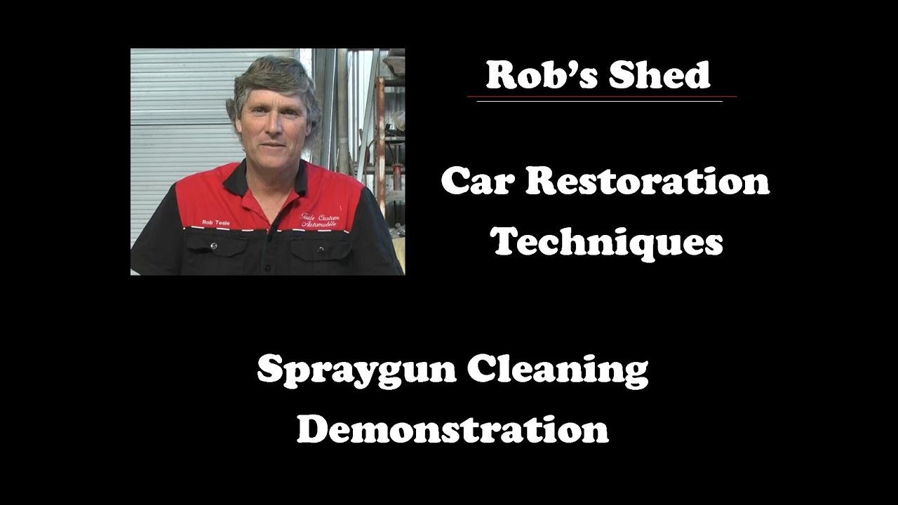 Spraygun Cleaning Demo