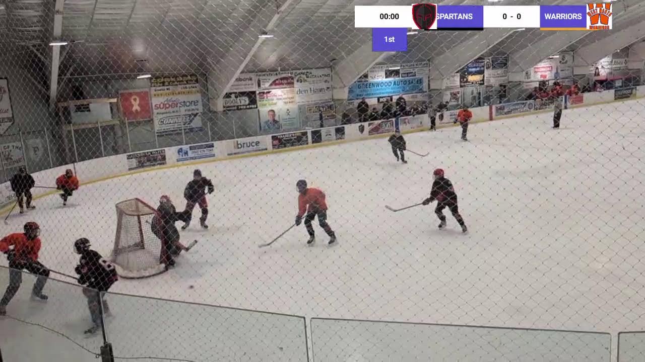 u15a Spartans versus Warriors. semi-final playoff game February 28th
SPARTANS VS WARRIORS